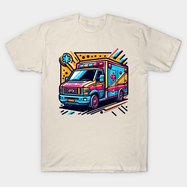 Ambulance T-Shirt by Vehicles-Art